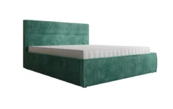 Designer Polsterbett Merry in Cord mit Stauraum