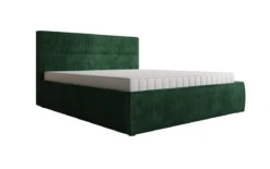 Designer Polsterbett Merry in Cord mit Stauraum