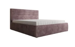 Designer Polsterbett Merry in Cord mit Stauraum