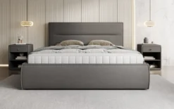 Designer Polsterbett Merry Stoff mit Stauraum