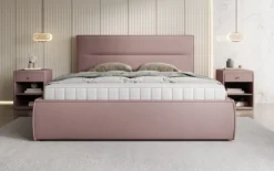 Designer Polsterbett Merry Stoff mit Stauraum