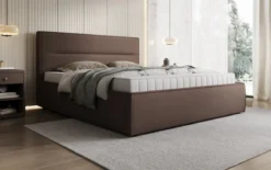 Designer Polsterbett Merry Stoff mit Stauraum