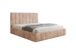 Designer Polsterbett Mila in Cord mit Stauraum
