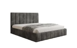 Designer Polsterbett Mila in Cord mit Stauraum