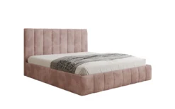 Designer Polsterbett Mila in Cord mit Stauraum