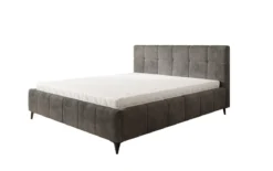 Designer Polsterbett Nelly in Cord mit Stauraum