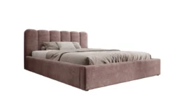 Designer Polsterbett Nerra in Cord mit Stauraum
