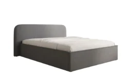 Designer Polsterbett Nola in Stoff mit Stauraum
