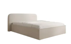 Designer Polsterbett Nola in Stoff mit Stauraum