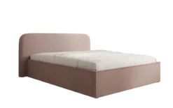 Designer Polsterbett Nola in Stoff mit Stauraum