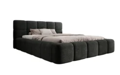 Designer Polsterbett Nox in Cord mit Stauraum