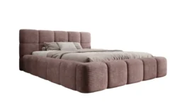 Designer Polsterbett Nox in Cord mit Stauraum
