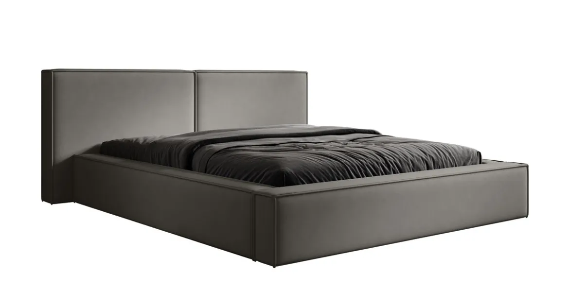 Designer Polsterbett Ophelia in Stoff mit Stauraum
