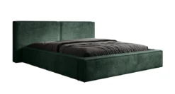Designer Polsterbett Ophelia in Cord mit Stauraum
