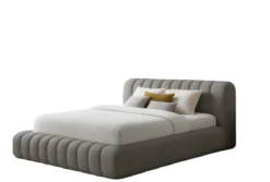 Designer Polsterbett Selene Bouclé mit Stauraum