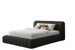 Designer Polsterbett Selene Bouclé mit Stauraum