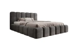 Designer Polsterbett Tevara in Cord mit Stauraum