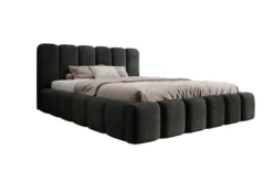 Designer Polsterbett Tevara in Cord mit Stauraum
