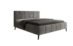 Designer Polsterbett Valerio in Cord mit höhenverstellbarem Lattenrost