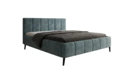 Designer Polsterbett Valerio in Cord mit höhenverstellbarem Lattenrost