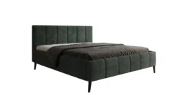 Designer Polsterbett Valerio in Cord mit höhenverstellbarem Lattenrost