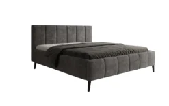 Designer Polsterbett Valerio in Cord mit höhenverstellbarem Lattenrost
