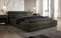 Designer Polsterbett Velana Samt mit Stauraum