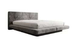 Designer Polsterbett Yumi in Samt
