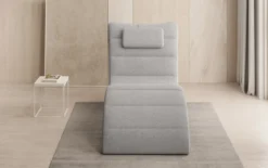 Designer Relax-Liege Leon in Bouclé