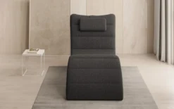 Designer Relax-Liege Leon in Bouclé