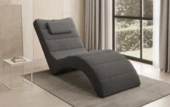 Designer Relax-Liege Leon in Bouclé