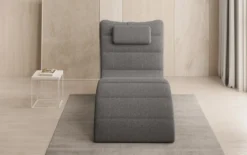 Designer Relax-Liege Leon in Bouclé