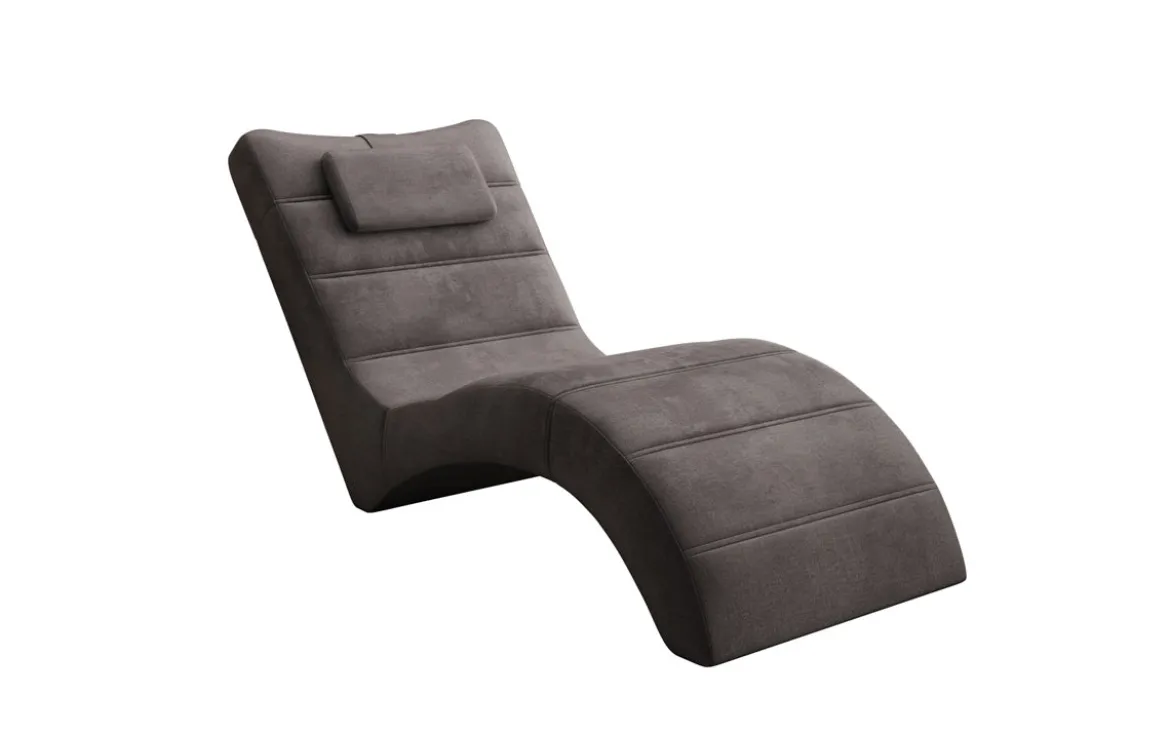 Designer Relax-Liege Leon in Samt