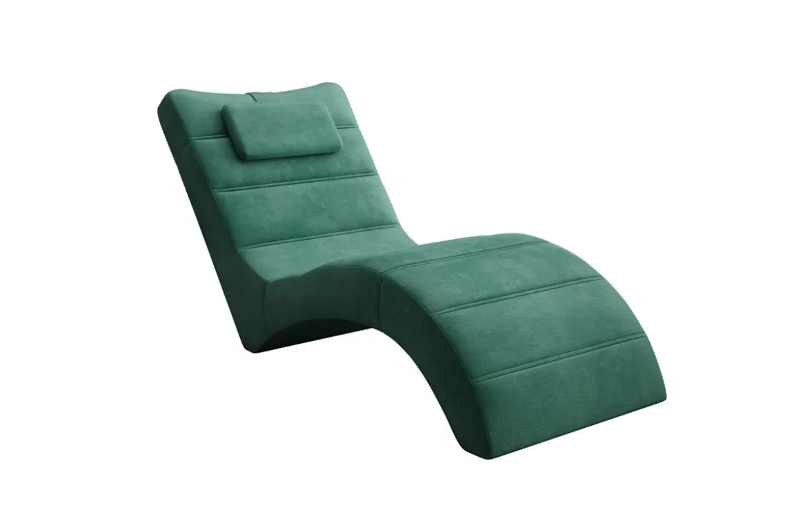 Designer Relax-Liege Leon in Samt