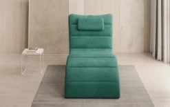 Designer Relax-Liege Leon in Samt