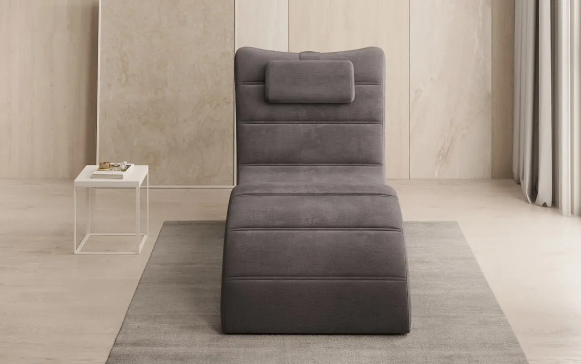 Designer Relax-Liege Leon in Samt