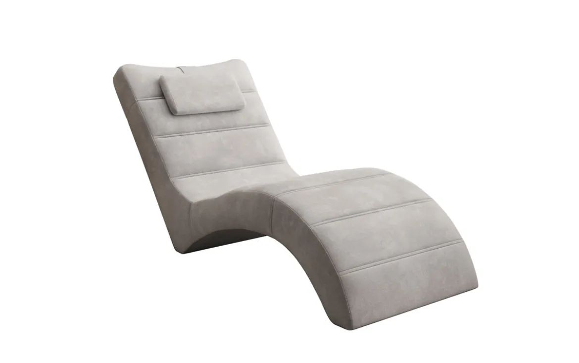 Designer Relax-Liege Leon in Samt