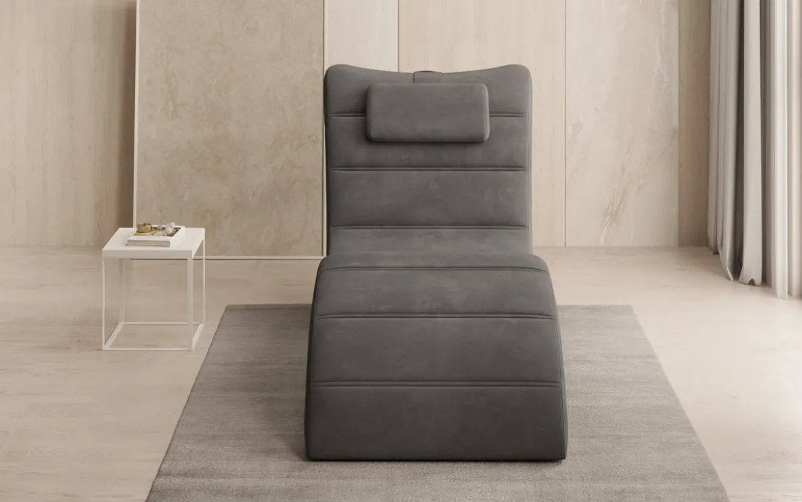 Designer Relax-Liege Leon in Samt