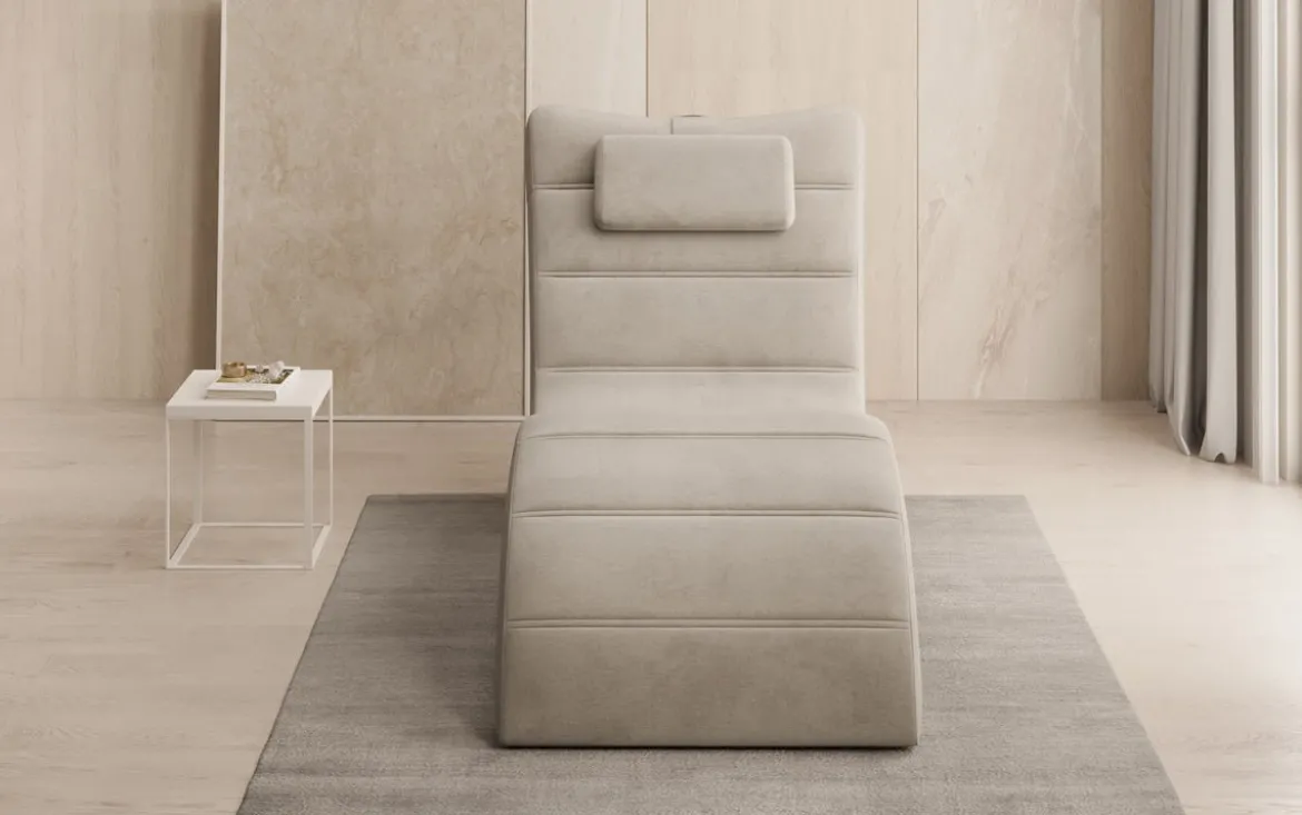 Designer Relax-Liege Leon in Samt