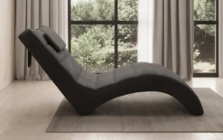 Designer Relax-Liege Leon in Samt