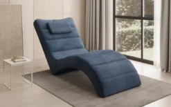 Designer Relax-Liege Leon in Samt