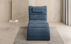 Designer Relax-Liege Leon in Samt
