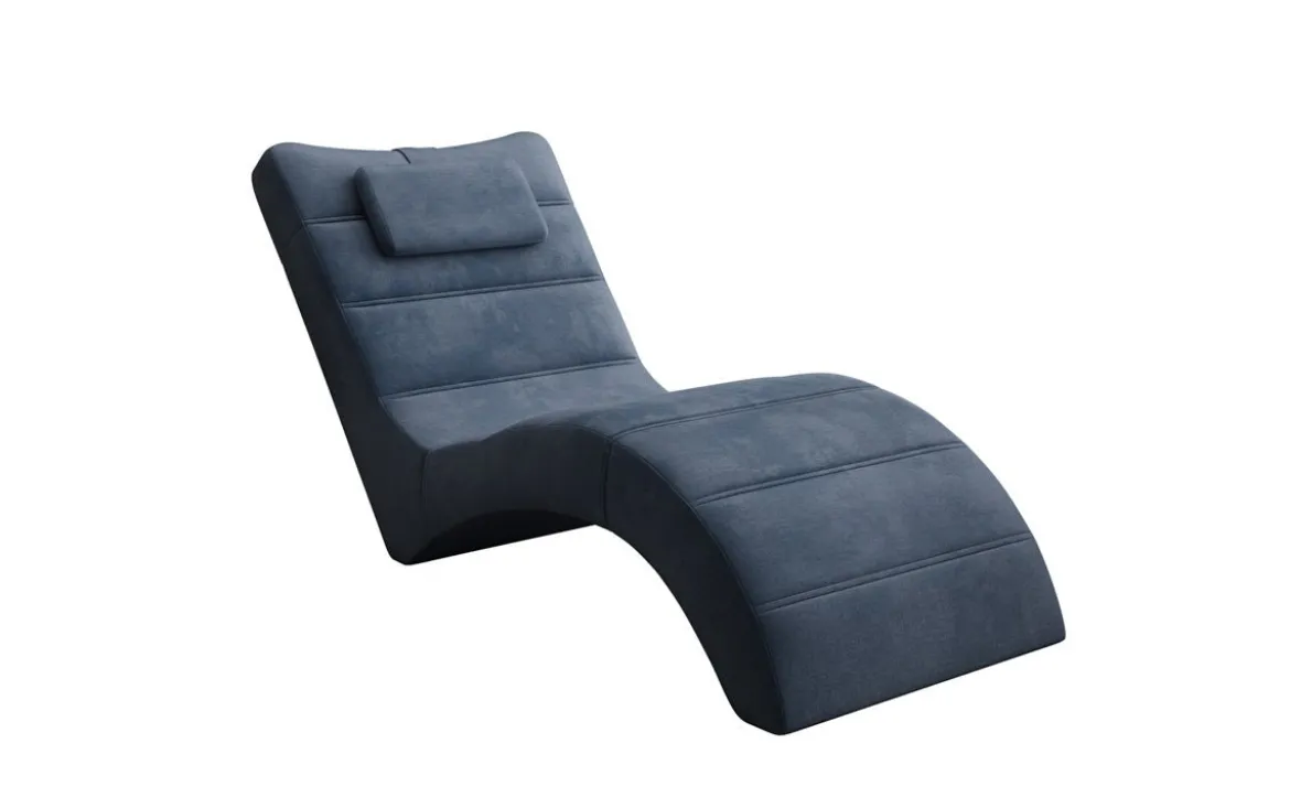 Designer Relax-Liege Leon in Samt