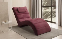 Designer Relax-Liege Leon in Samt