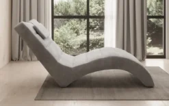 Designer Relax-Liege Leon in Samt