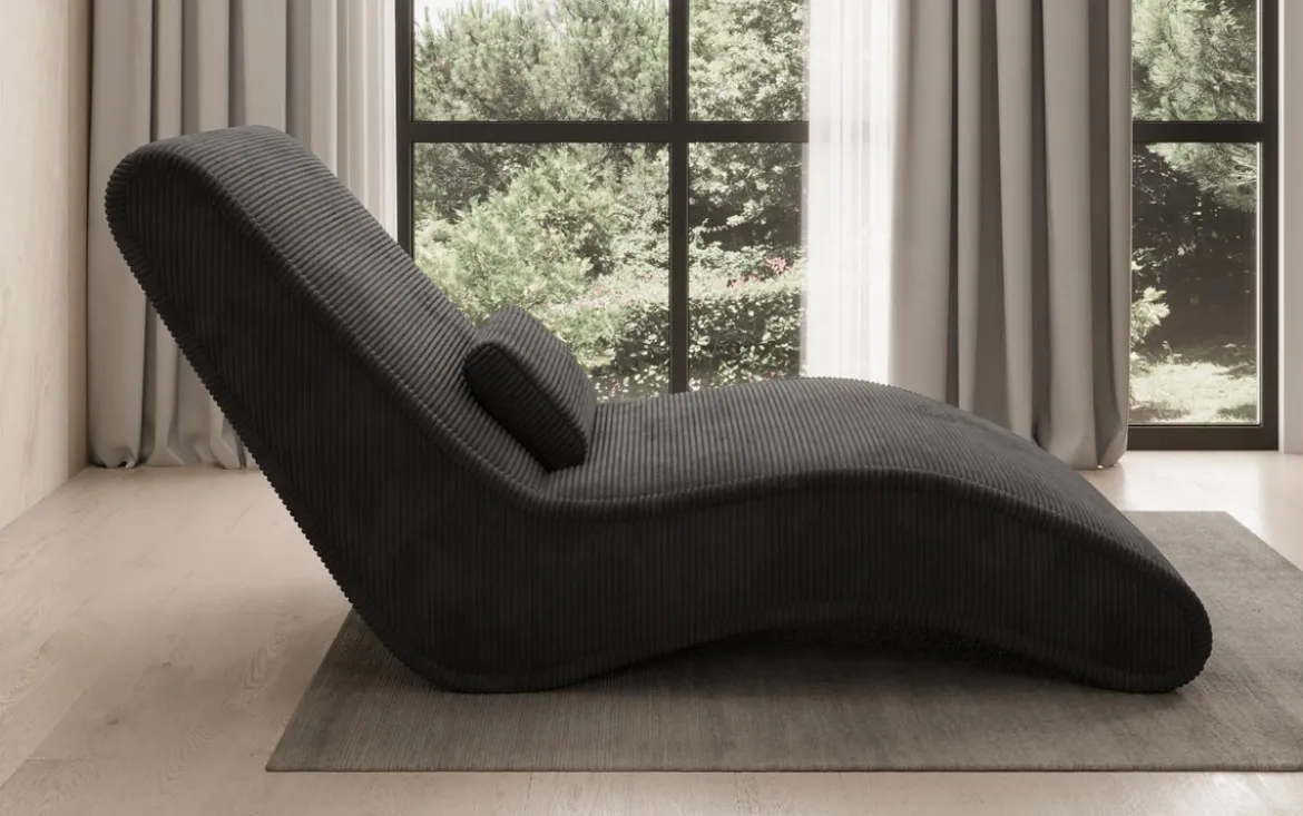 Designer Relax-Liege Lunaris 80 in Cord