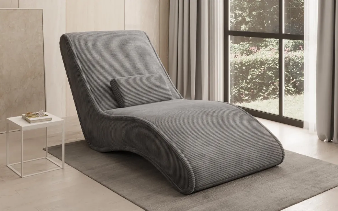 Designer Relax-Liege Lunaris 80 in Cord