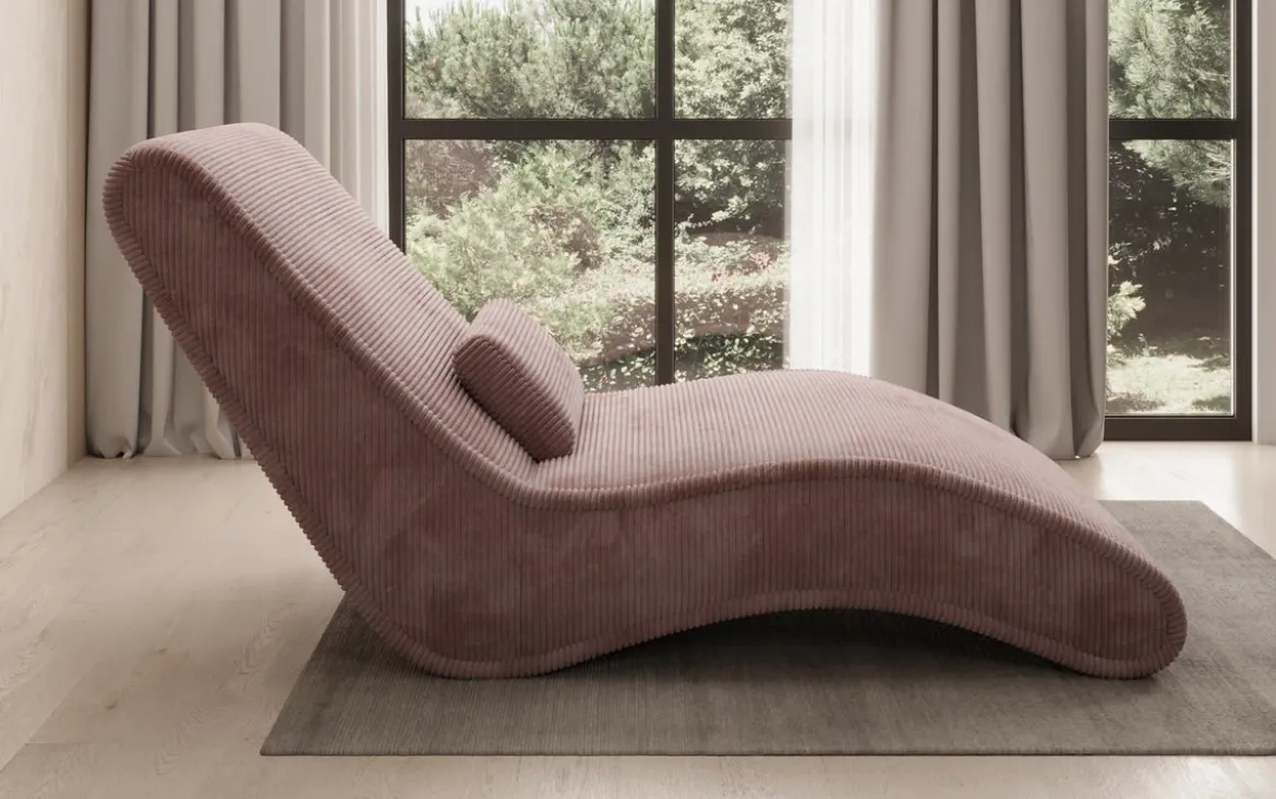 Designer Relax-Liege Lunaris 80 in Cord
