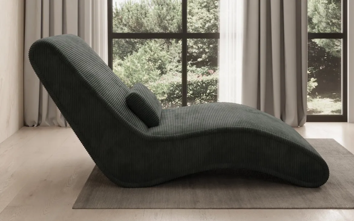 Designer Relax-Liege Lunaris 80 in Cord