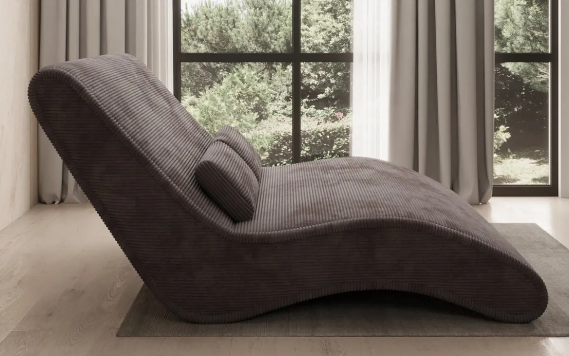 Designer Relax-Liege Lunaris 120 in Cord